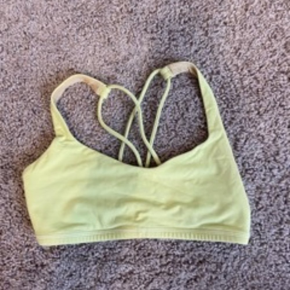 Neon Green Lululemon Bra
